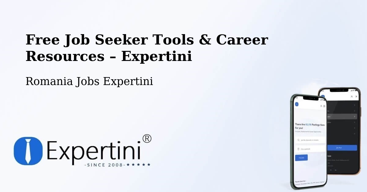 Free Job Seeker Tools & Career Resources – Vârtoapele De Jos - Vârtoapele De Jos, Romania Jobs Expertini