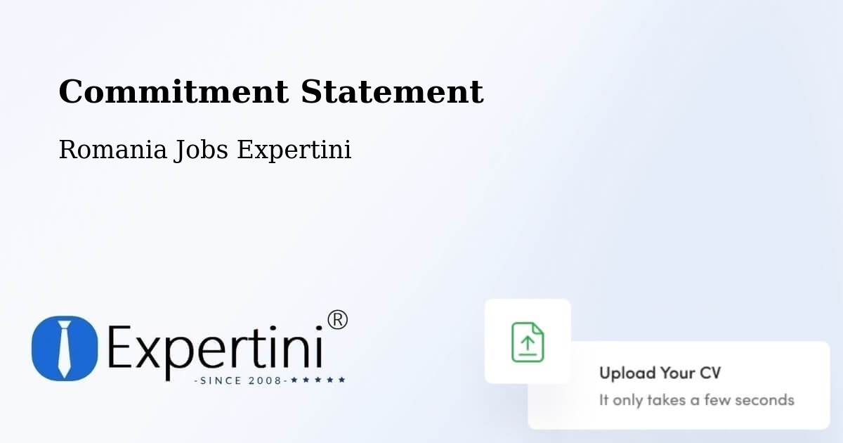 Corporate Commitment – Vârtoapele De Jos - Romania Jobs Expertini